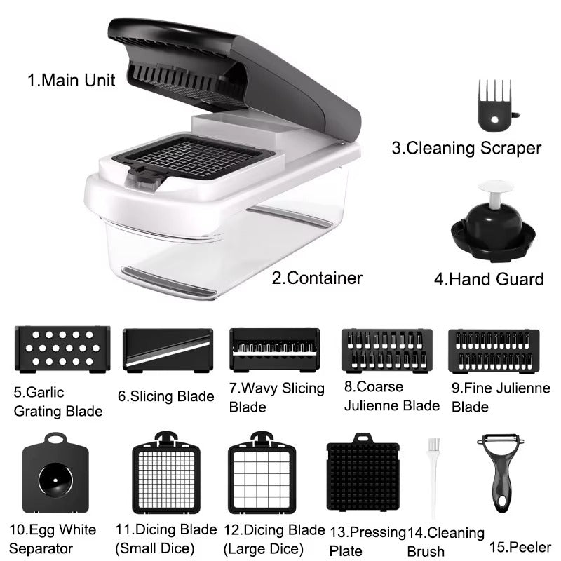 KitchenNova™ 15-in-1 Vegetable Chopper